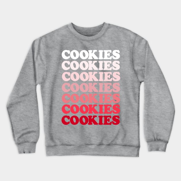 COOKIES retro gradient Crewneck Sweatshirt by KellyMadeThat